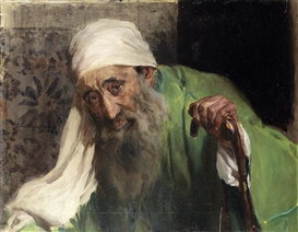 UN HEBREO by Joaquin Sorolla y Bastida